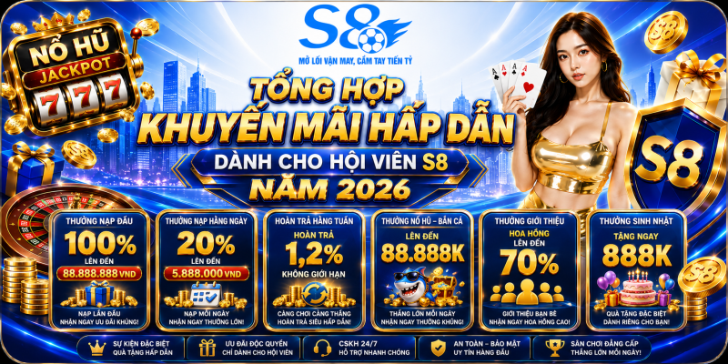Tổng hợp khuyến mãi hấp dẫn dành cho hội viên S8 năm 2026 